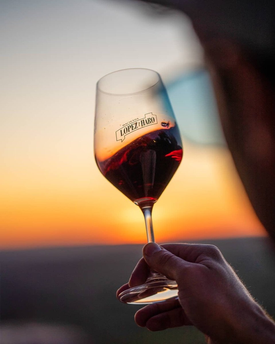 Copa de vino tinto al atardecer, campaña de Black Friday de Devinosconvintae